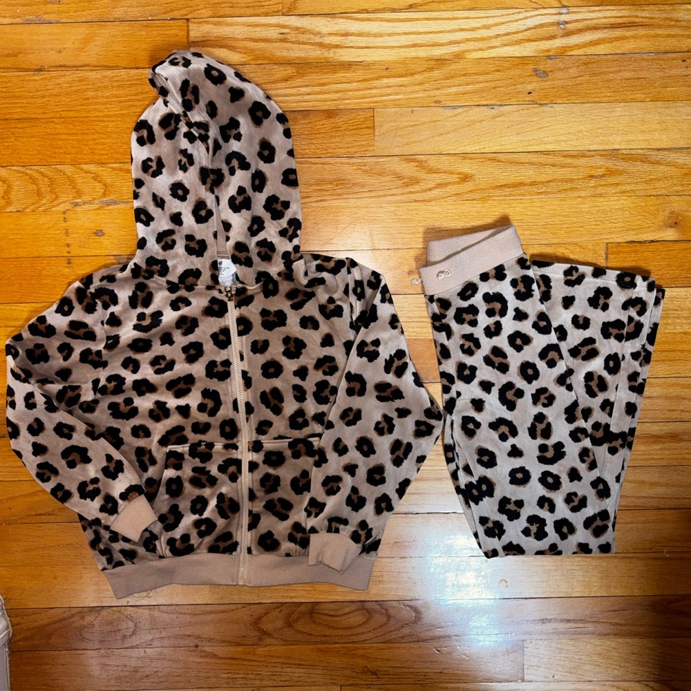 Girls Leopard Print Set
